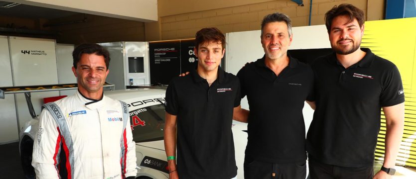 Porsche Cup C6 Bank Mastercard proporciona primeiro teste nos carros para Matheus Morgatto, campeão mundial de kart em 2022