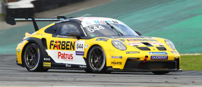 Dupla Marçal Müller e Enzo Elias crava pole, em dia de recorde de Caio Collet na Porsche Cup C6 Bank Mastercard