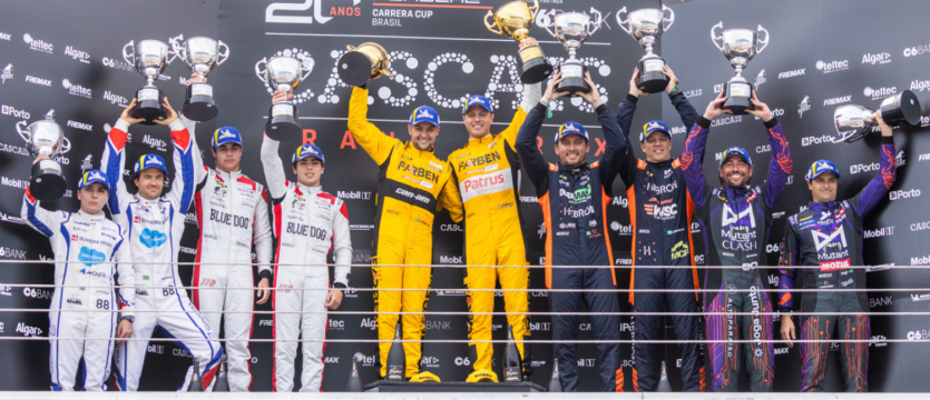 Marçal Muller e Felipe Fraga vencem o GP de Cascais pela Porsche Cup C6 Bank