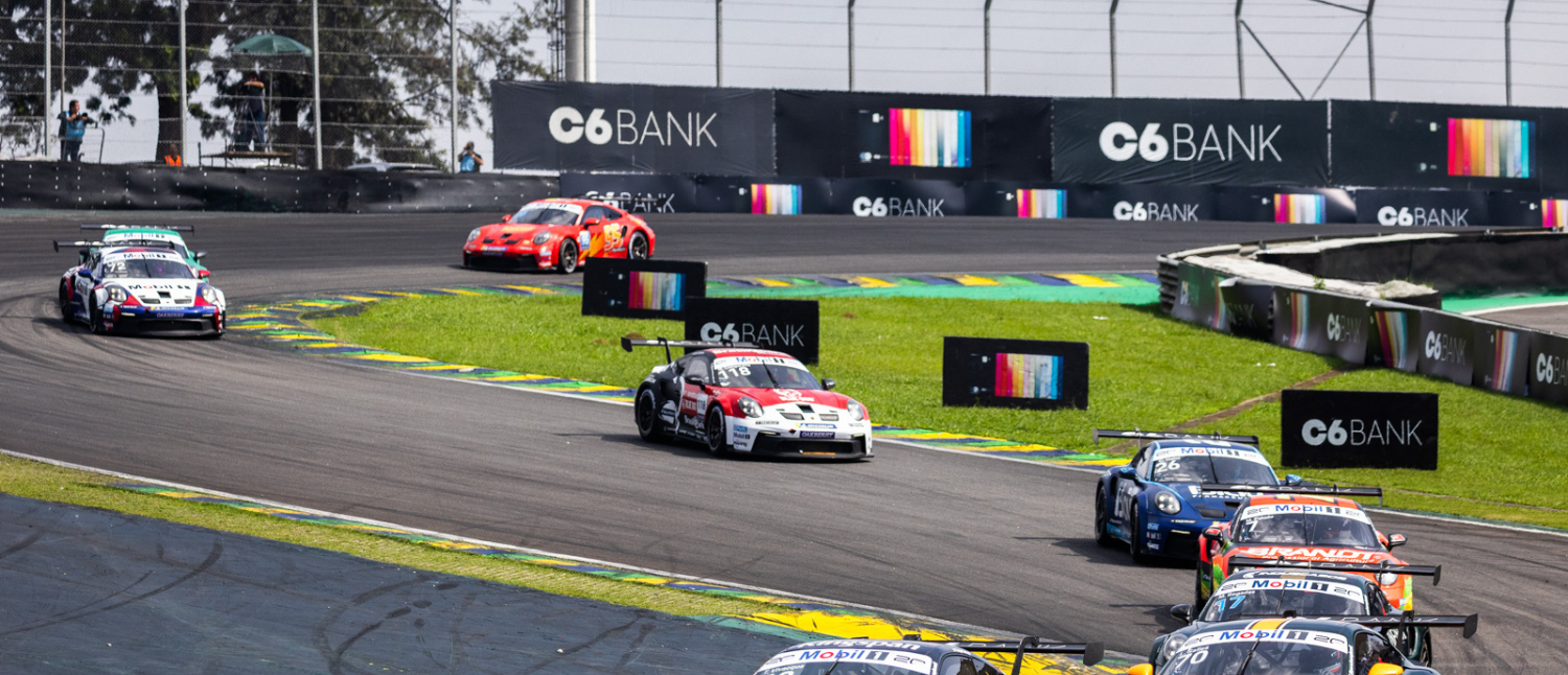Porsche Cup Brasil C6 Bank inicia 2026 com 22 patrocinadores e apoiadores